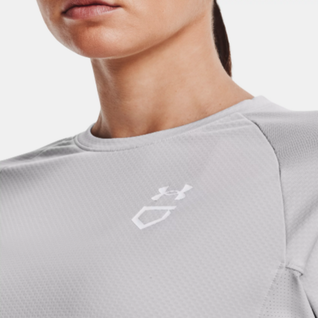 Women's Under Armour Utility Waffle Crew "Halo Gray"
