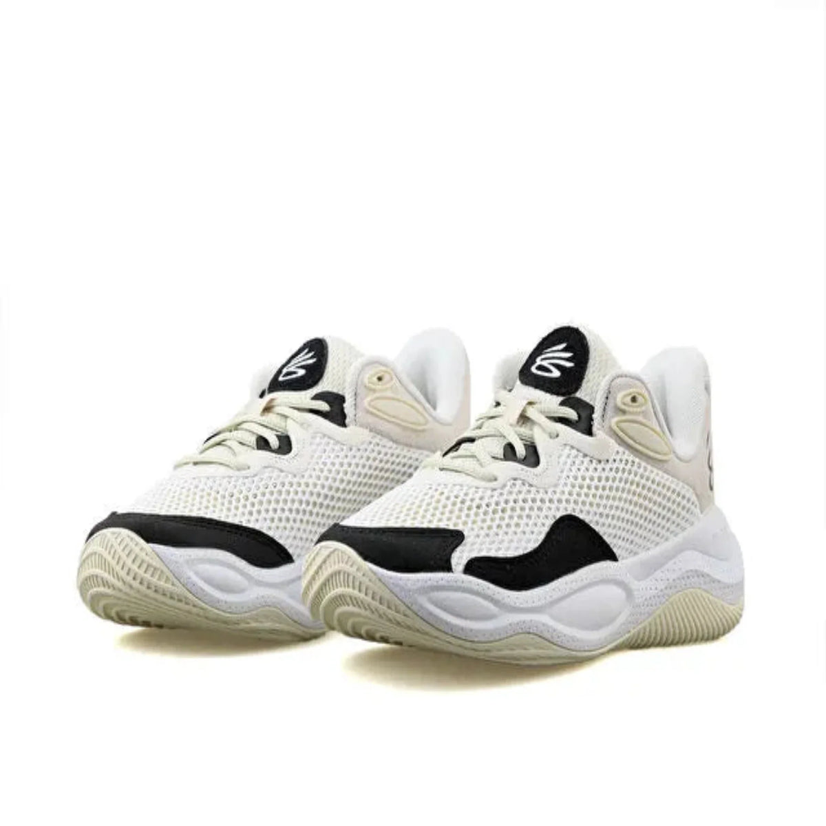 Curry Splash 24 Suede Basketball Shoes "Summit White Black" (Unisex)