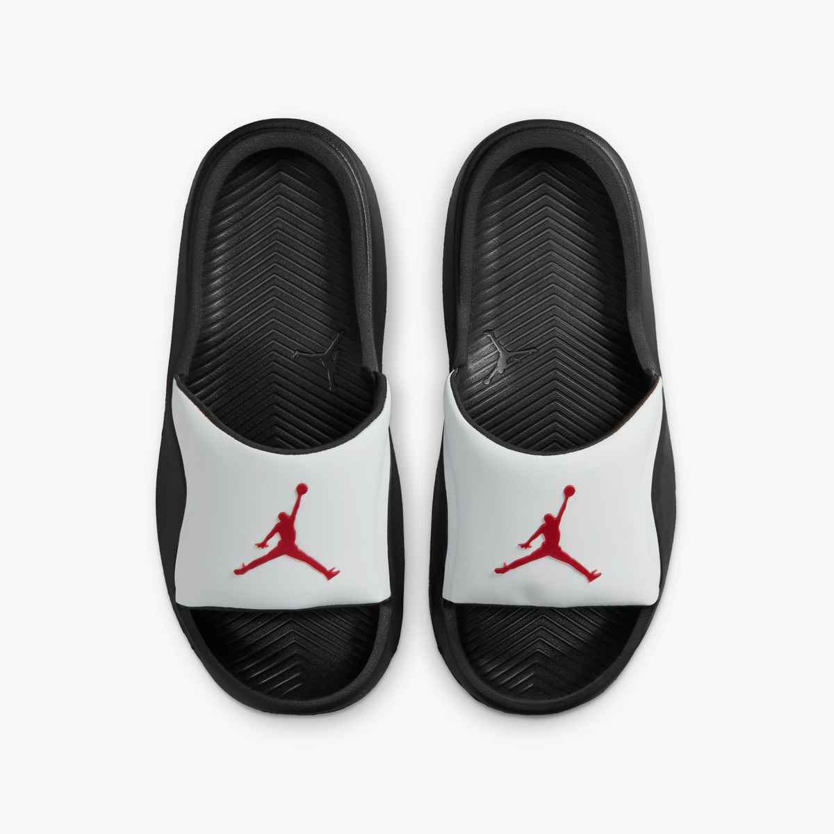 Big Kids' Jordan Franchise Slides "White Black Gym Red"