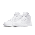 Men's Air Jordan 1 Mid "Triple White"