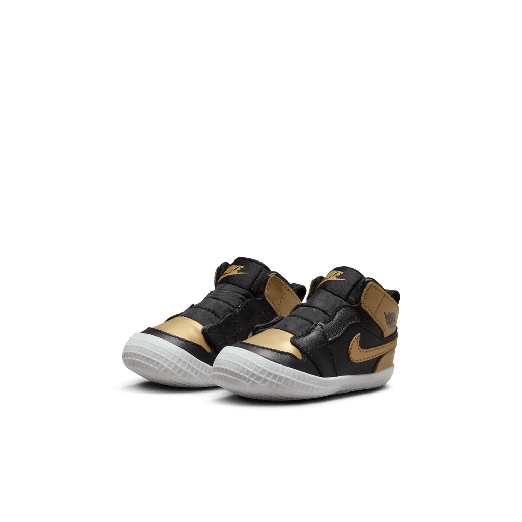 Baby/Toddler Jordan 1 Baby Crib Bootie "Metallic Gold "