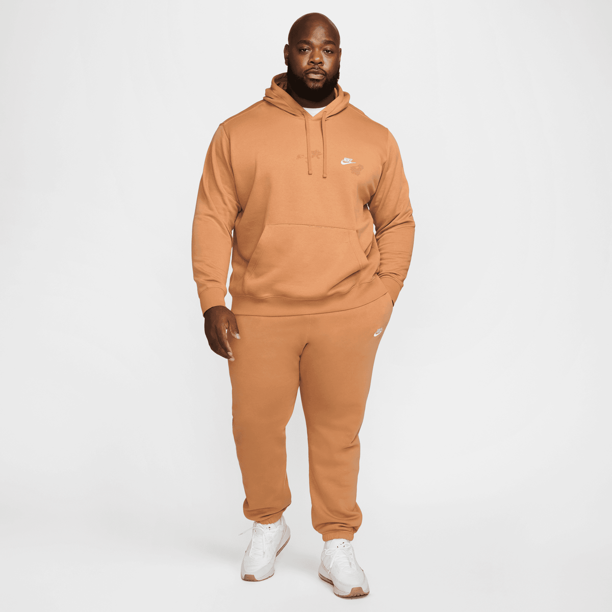 Men's Nike Sportswear Club Fleece Pullover Hoodie "Flax"