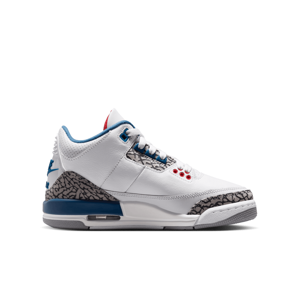 Big Kids' Air Jordan 3 Retro "True Blue"