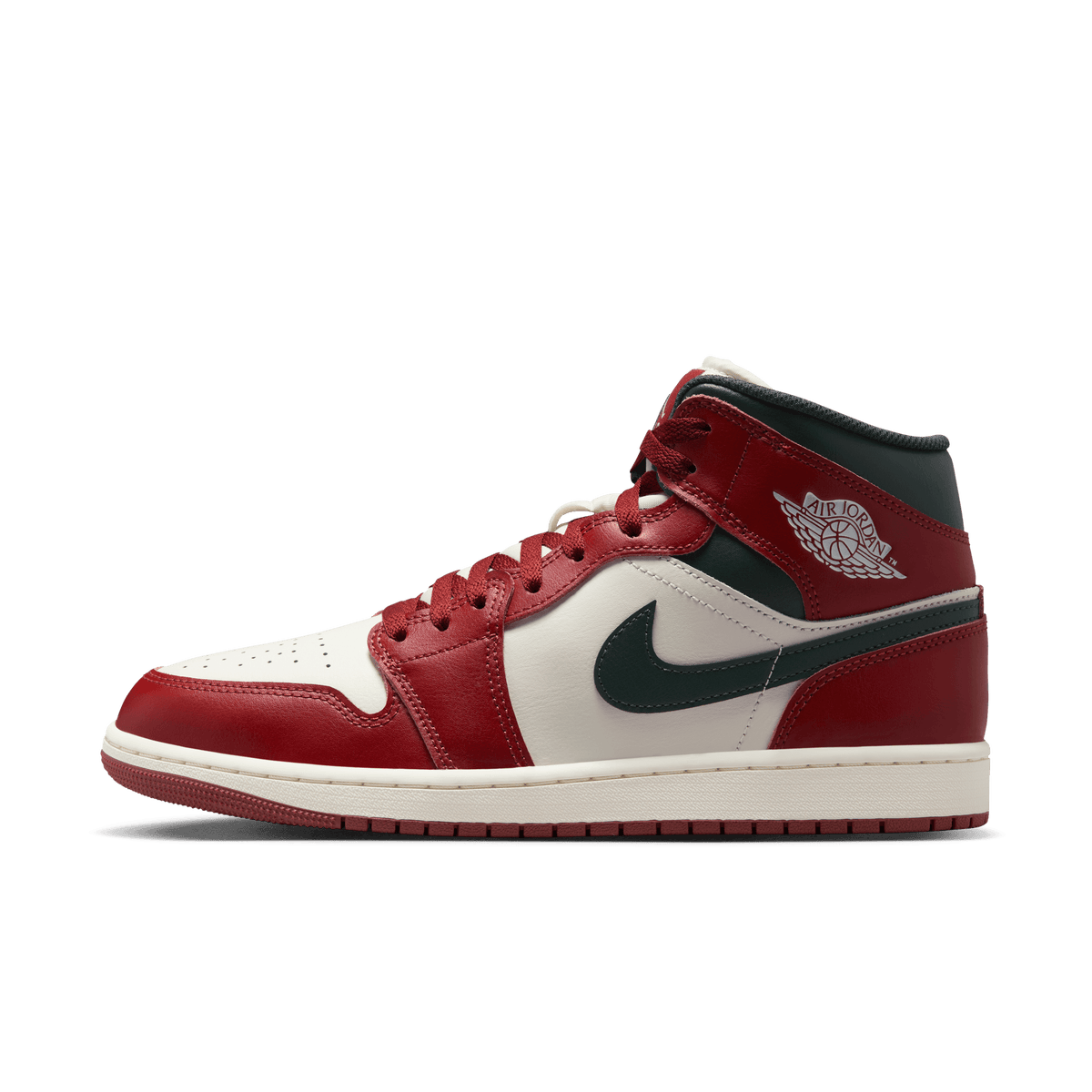 Men's Air Jordan 1 Mid "Redstone Midnight Green"