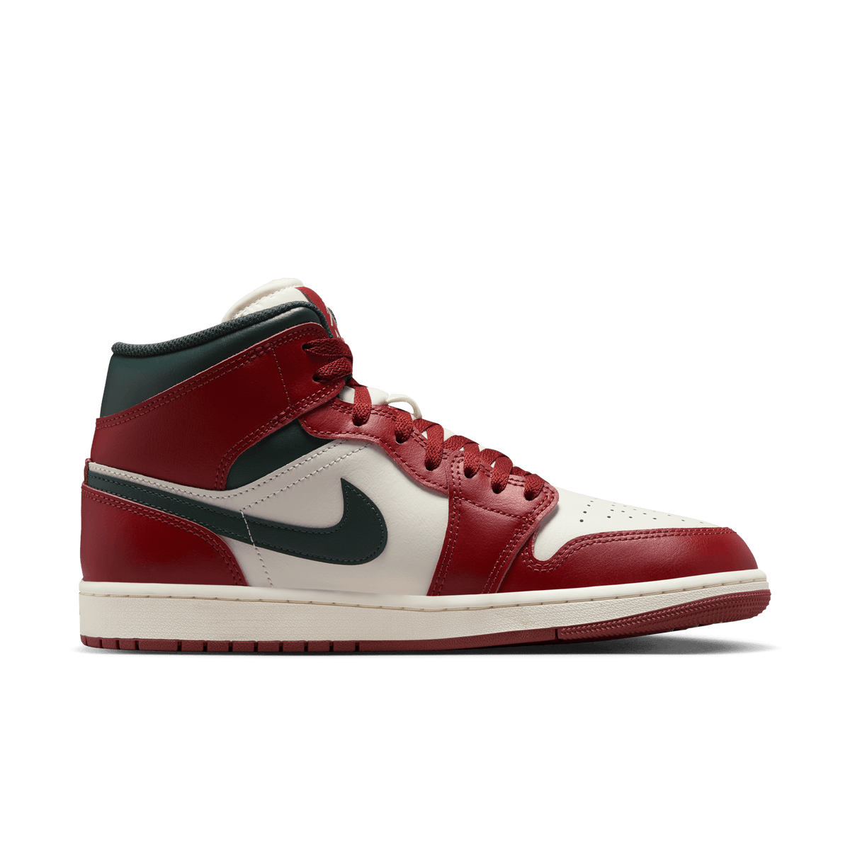 Men's Air Jordan 1 Mid "Redstone Midnight Green"