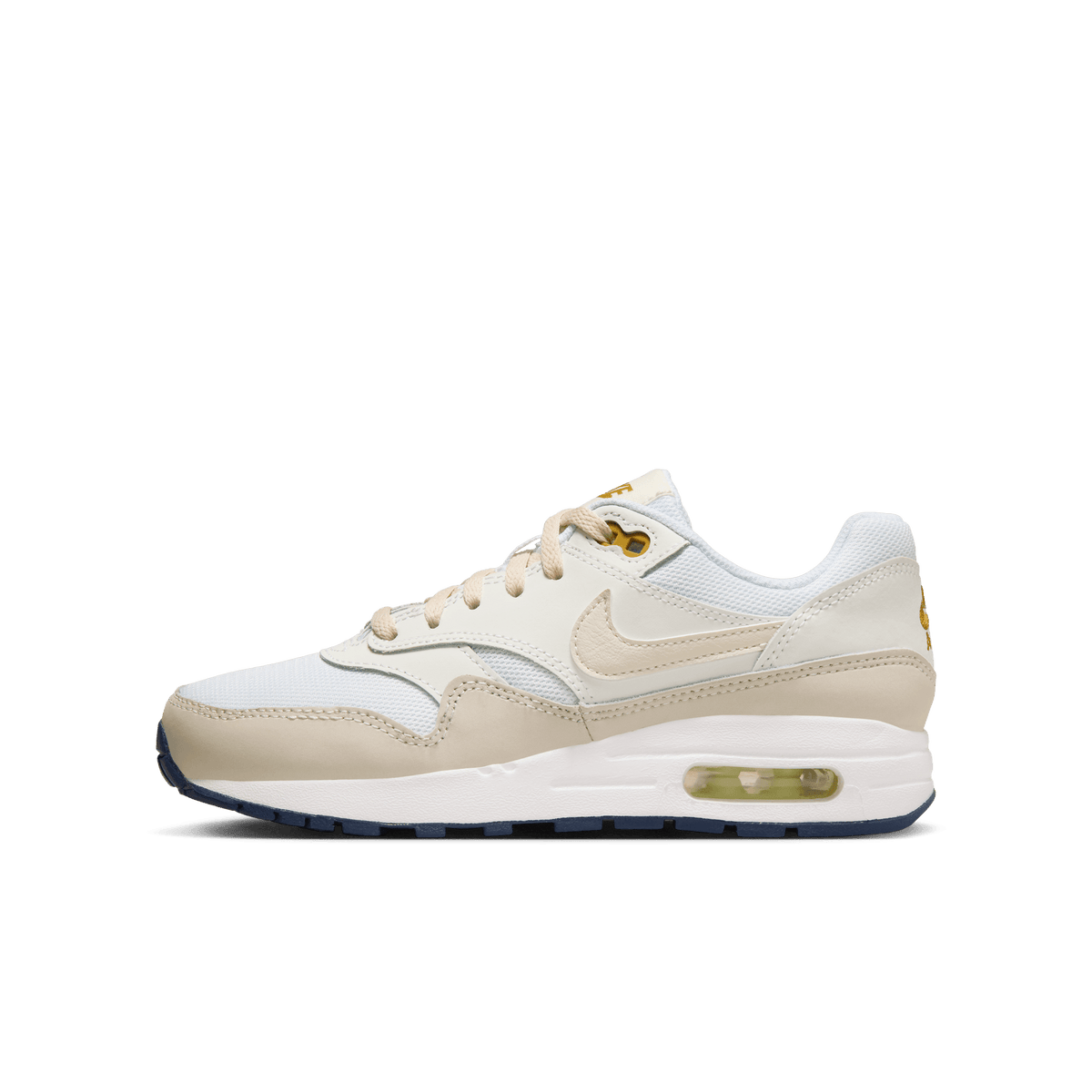 Big Kids' Air Max 1 "White Bronzine"