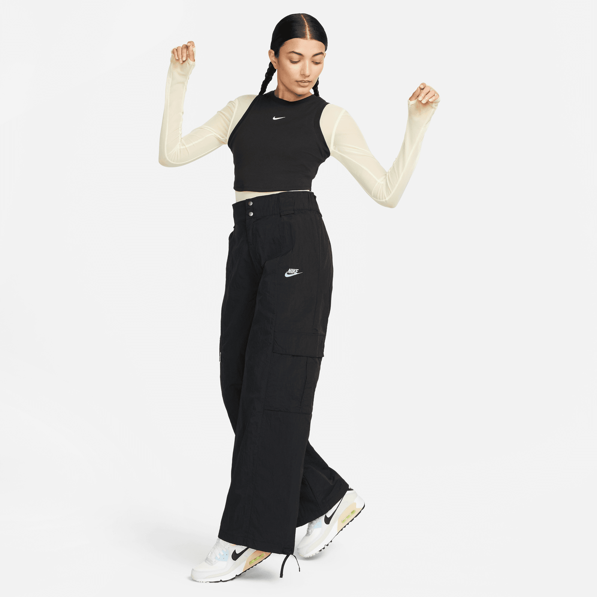 Women's Nike Sportswear Chill Knit Tight Cropped Mini-Rib Tank Top