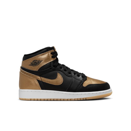 Big Kids' Air Jordan 1 High OG "Black Metallic Gold"