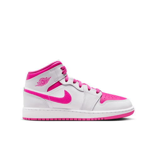 Big Kids' Air Jordan 1 Mid "Fire Pink"
