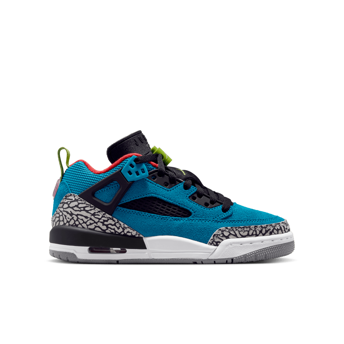 Big Kids' Jordan Spizike Low  "Neo Turquoise Light Crimson"