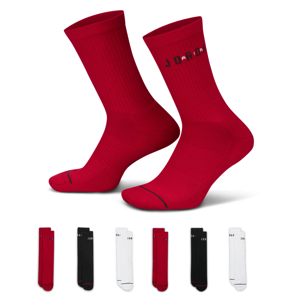 Jordan Essentials Crew Socks (6 Pairs) "Unisex"