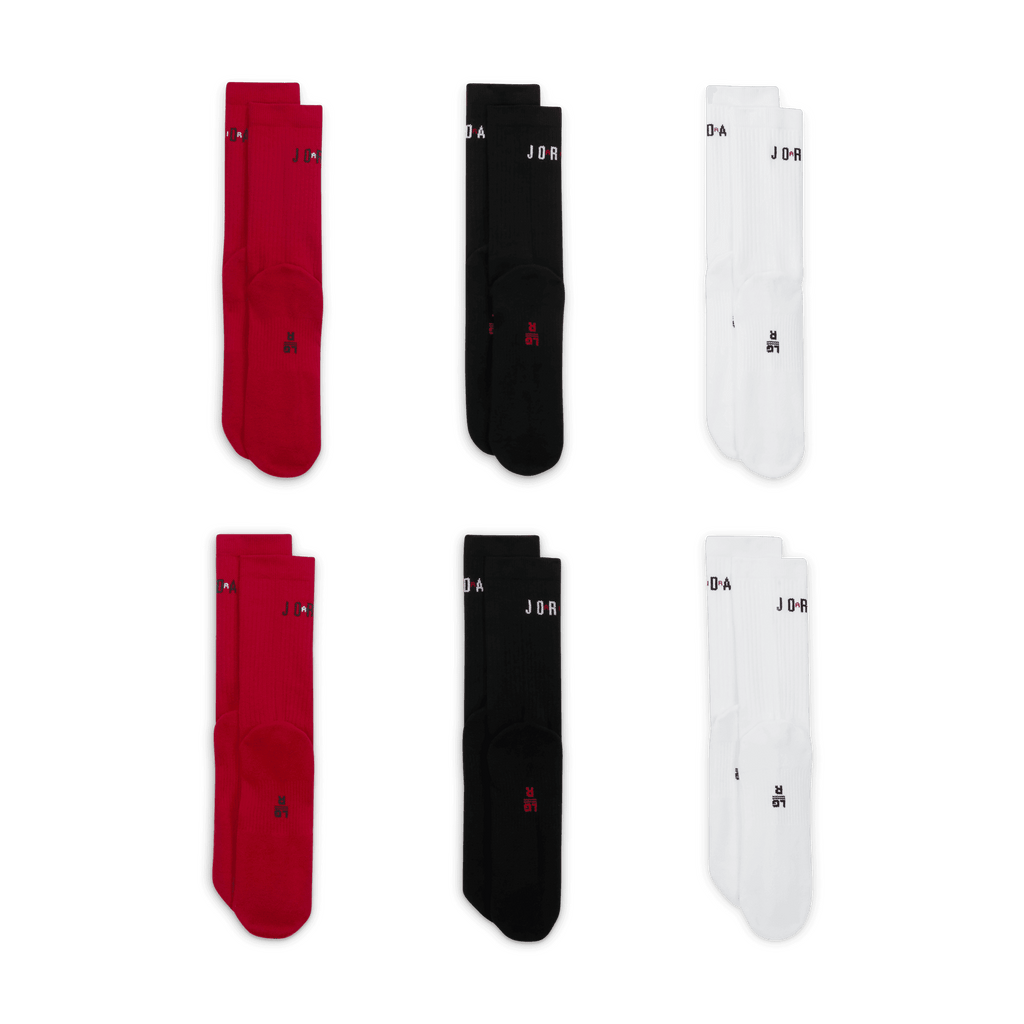 Jordan Essentials Crew Socks (6 Pairs) "Unisex"