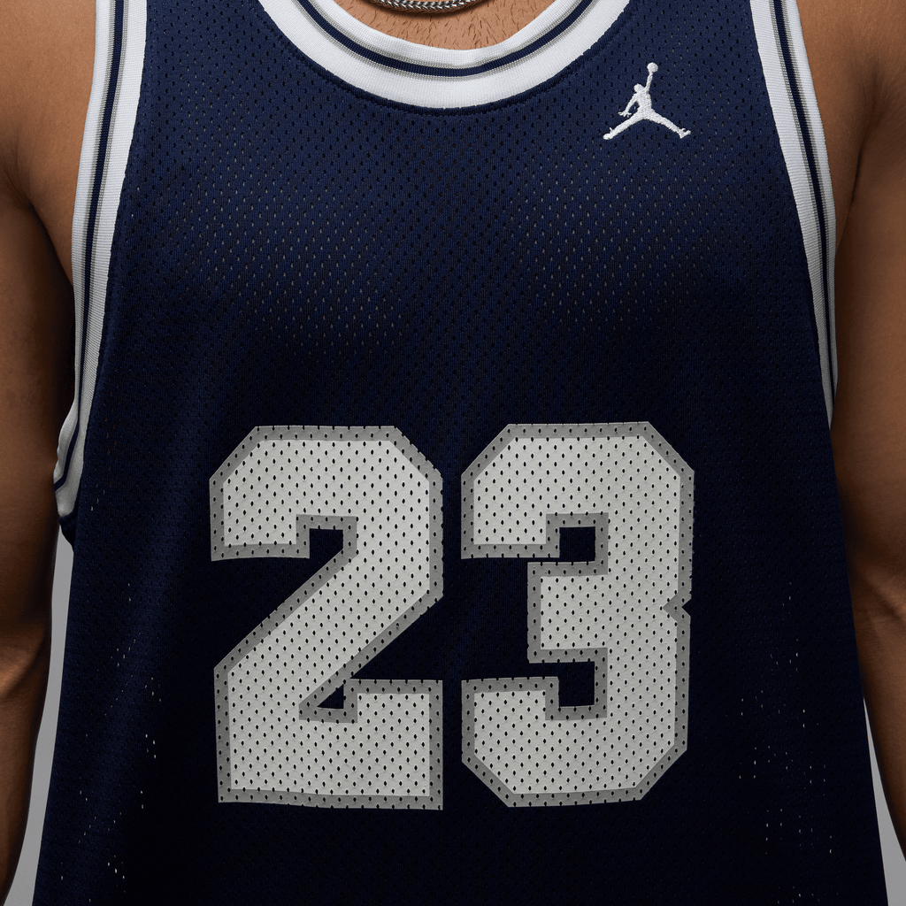 Men's Jordan Essentials Summer Jersey "Midnight Navy White"