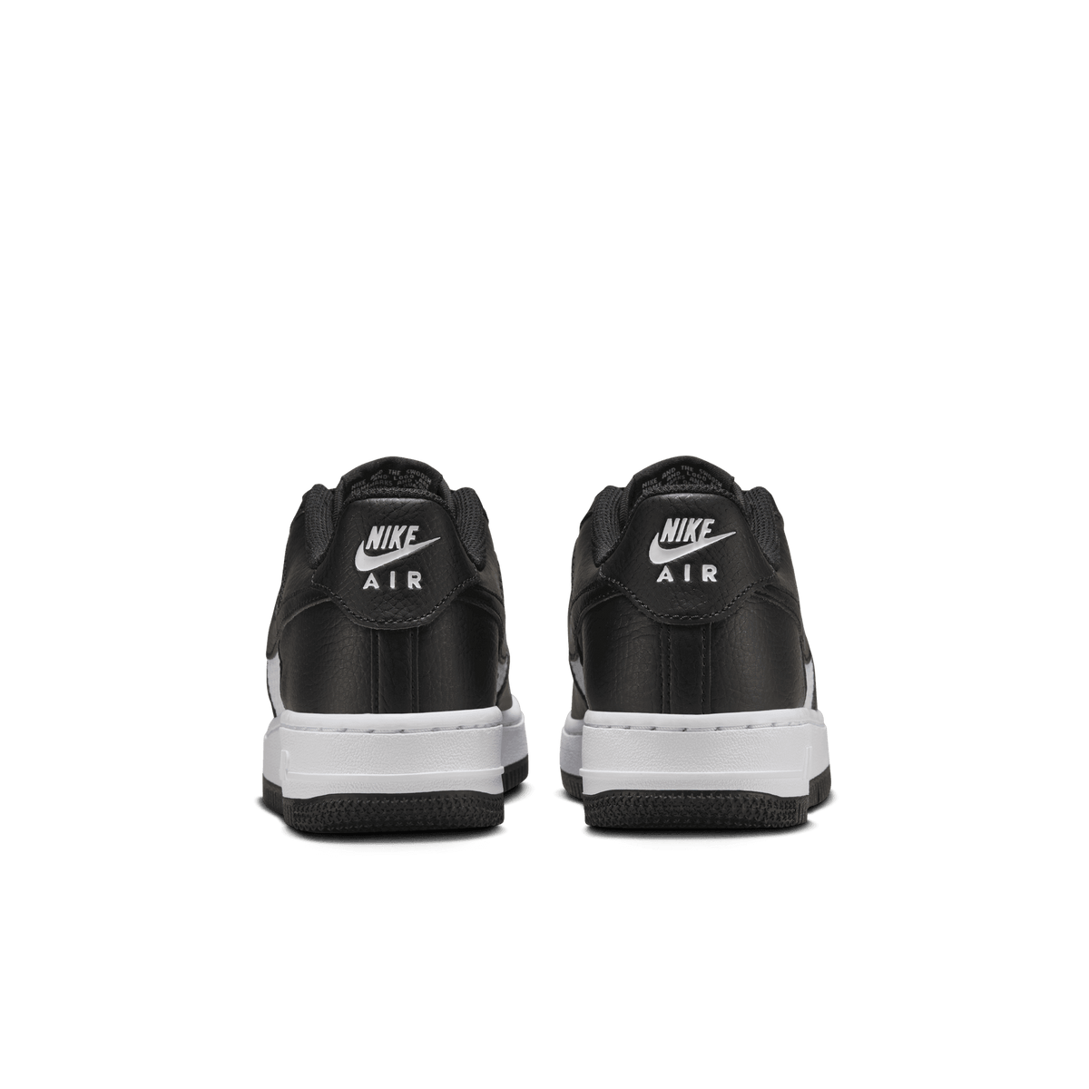 Big Kids' Nike Air Force 1 "Black White Mesh"