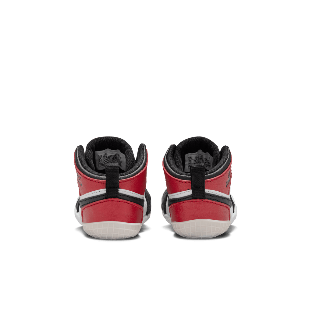Jordan 1 Baby Crib Bootie "Black Toe Reimagined"