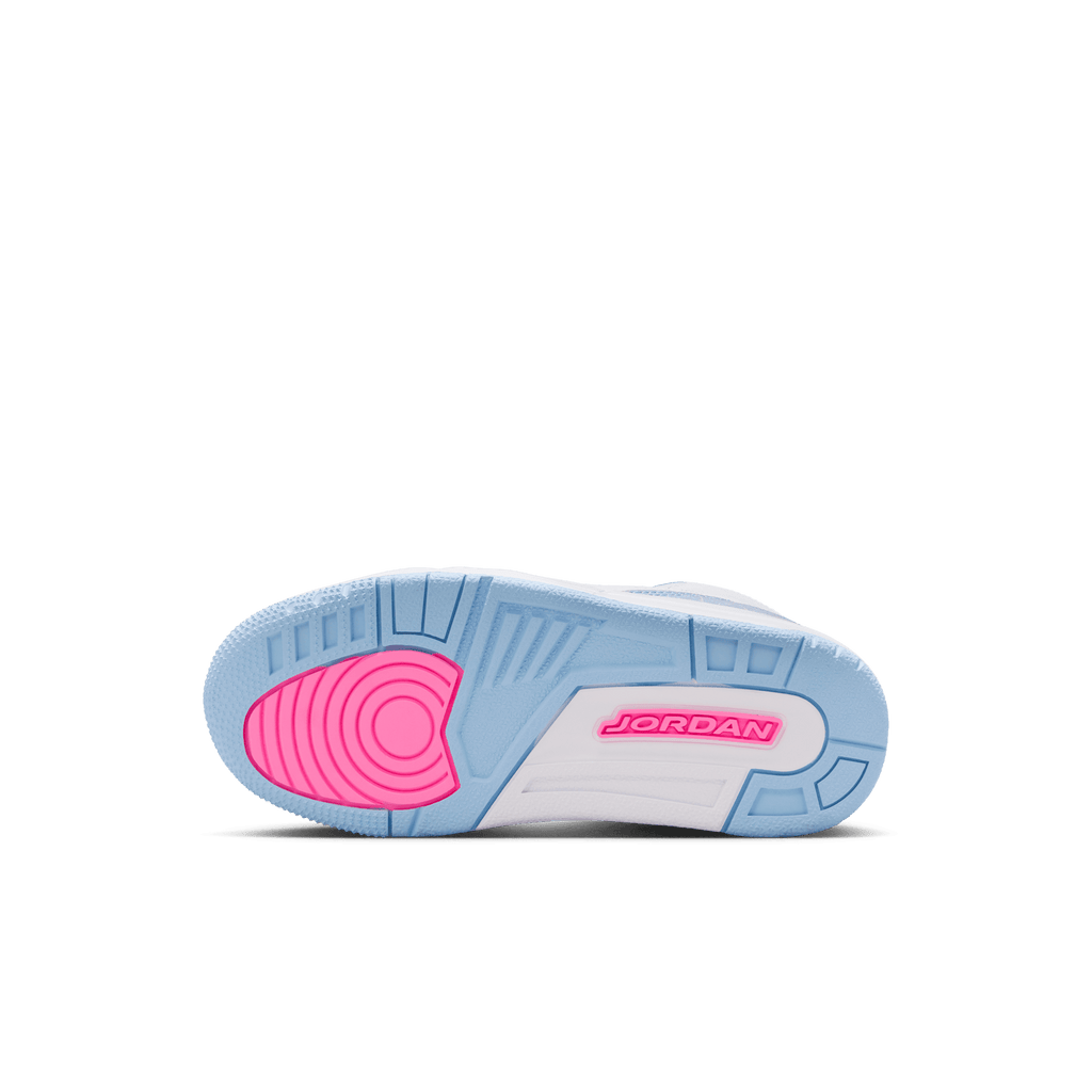 Little Kids' Jordan 3 Retro Shoes (PS) "White Cobalt Bliss"