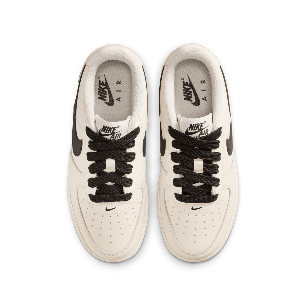 Big Kids' Nike Air Force 1 LV8 "Soft Pearl Black Gum"