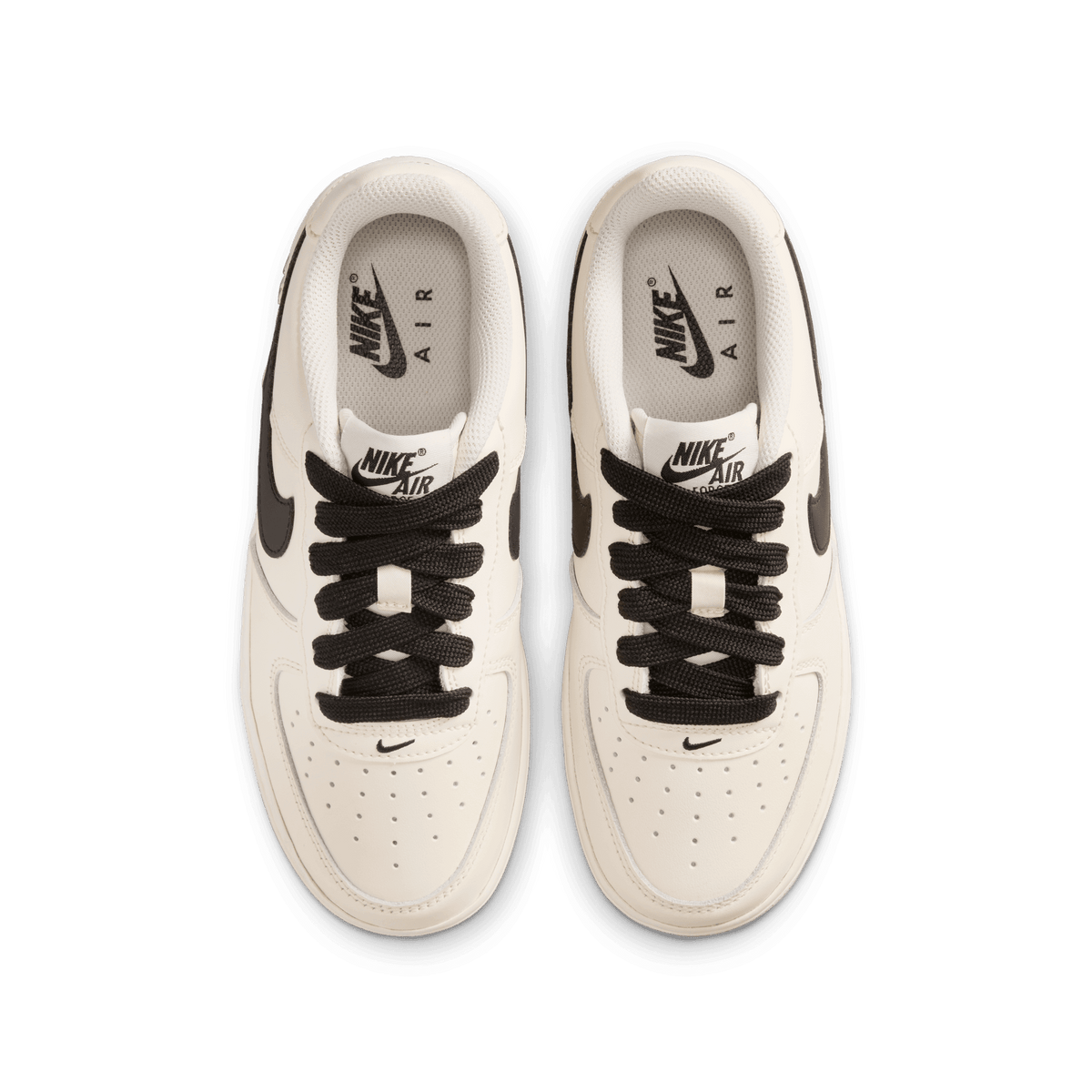 Big Kids' Nike Air Force 1 LV8 "Soft Pearl Black Gum"