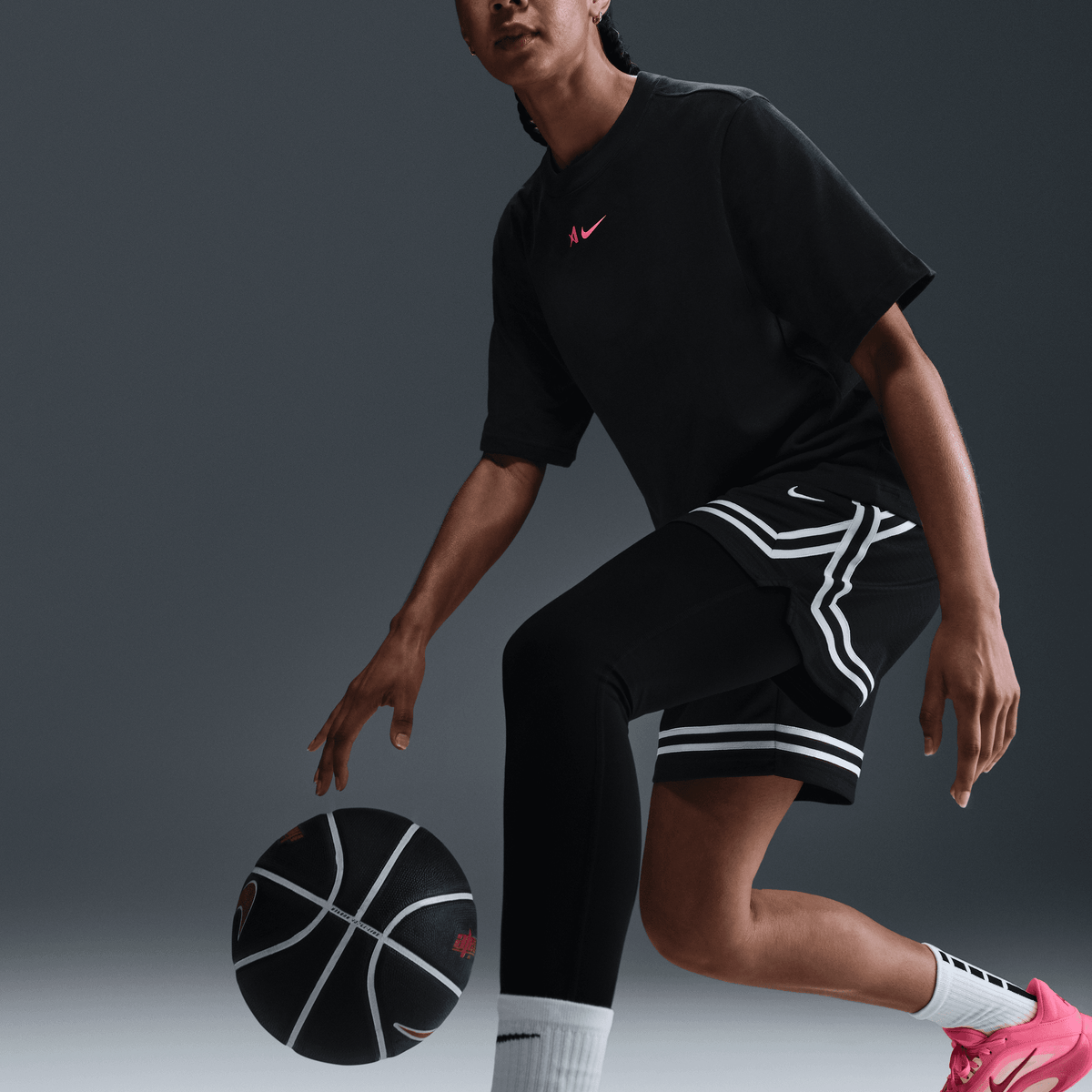 Women's Nike A'ja Wilson A'symmetric Mid-Rise Single-Leg Basketball Leggings