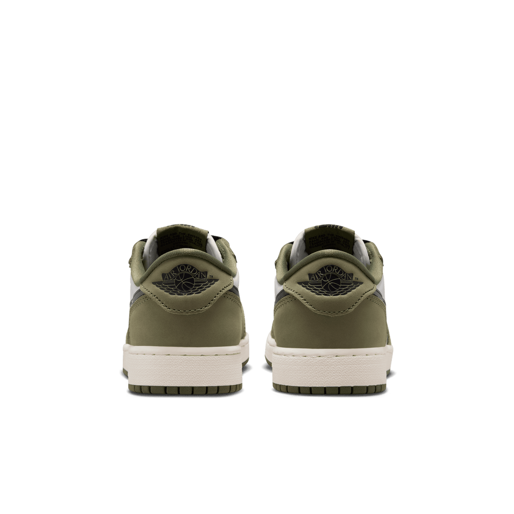 Big Kids' Air Jordan 1 Retro Low OG "Medium Olive"