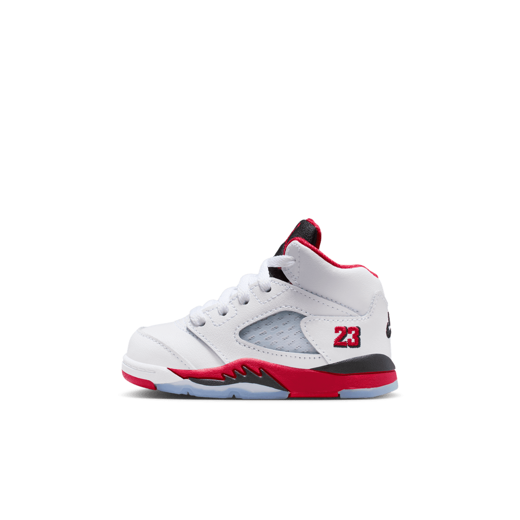 Baby/Toddler Jordan 5 Retro "Fire Red Black Tongue"