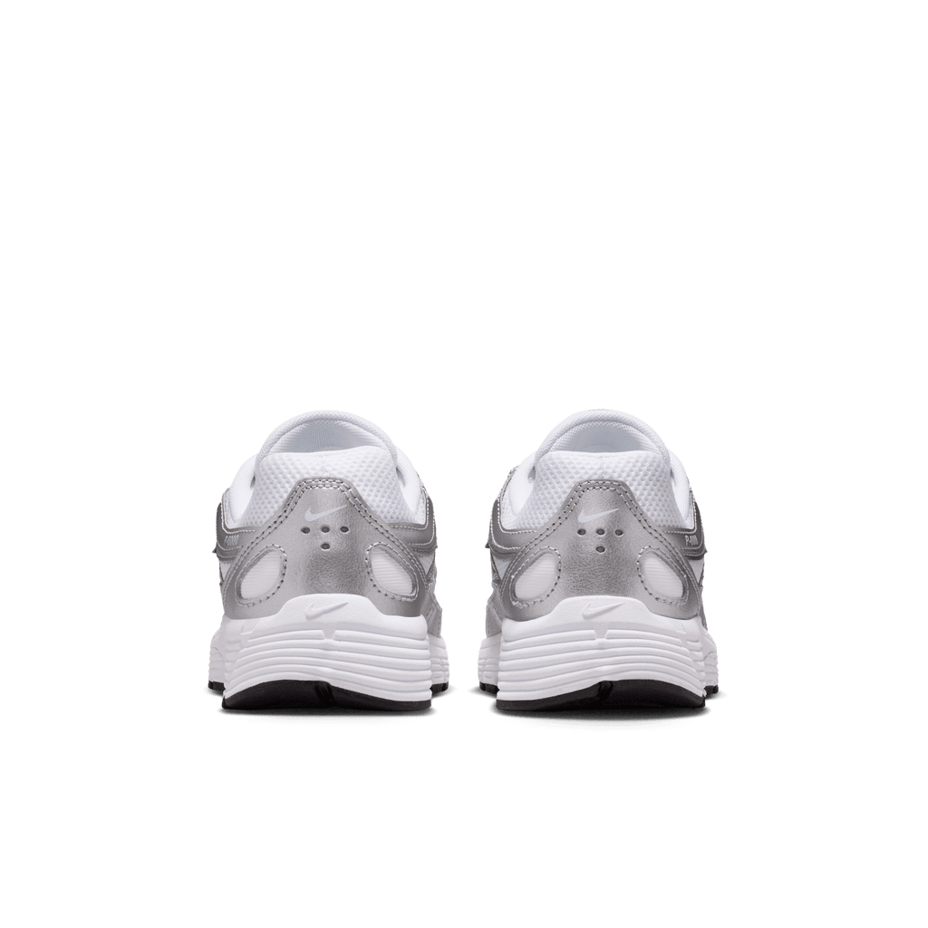 Big Kids' Nike P-6000 "White & Metallic Silver"