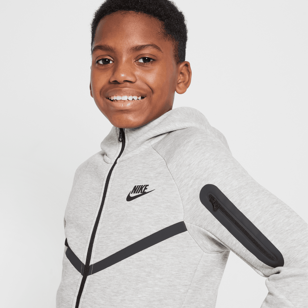 Big Kids' Nike Sportswear Tech Fleece Full-Zip Hoodie "Unisex"