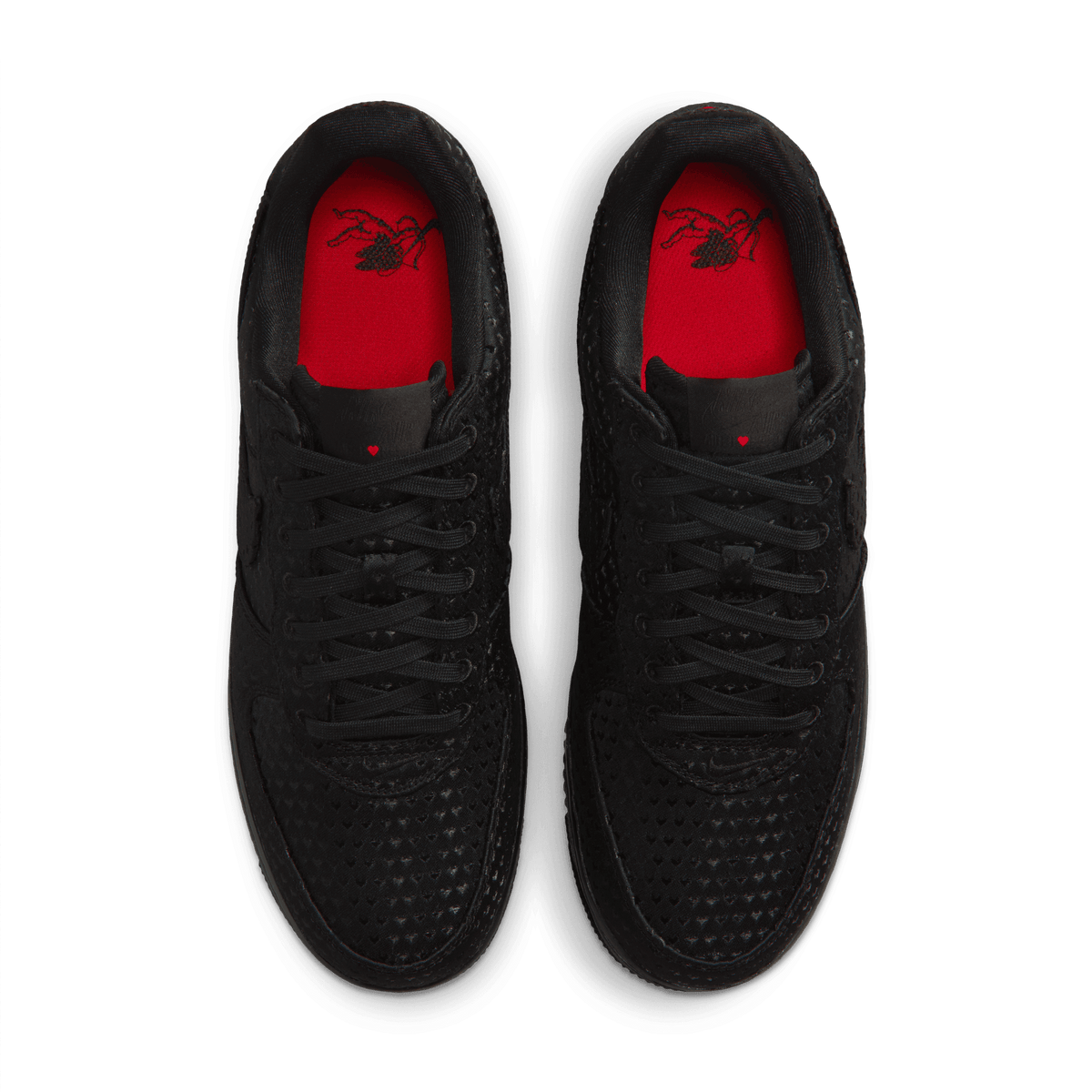 Men's Nike Air Force 1 Retro "Valentine's Day Triple Black"