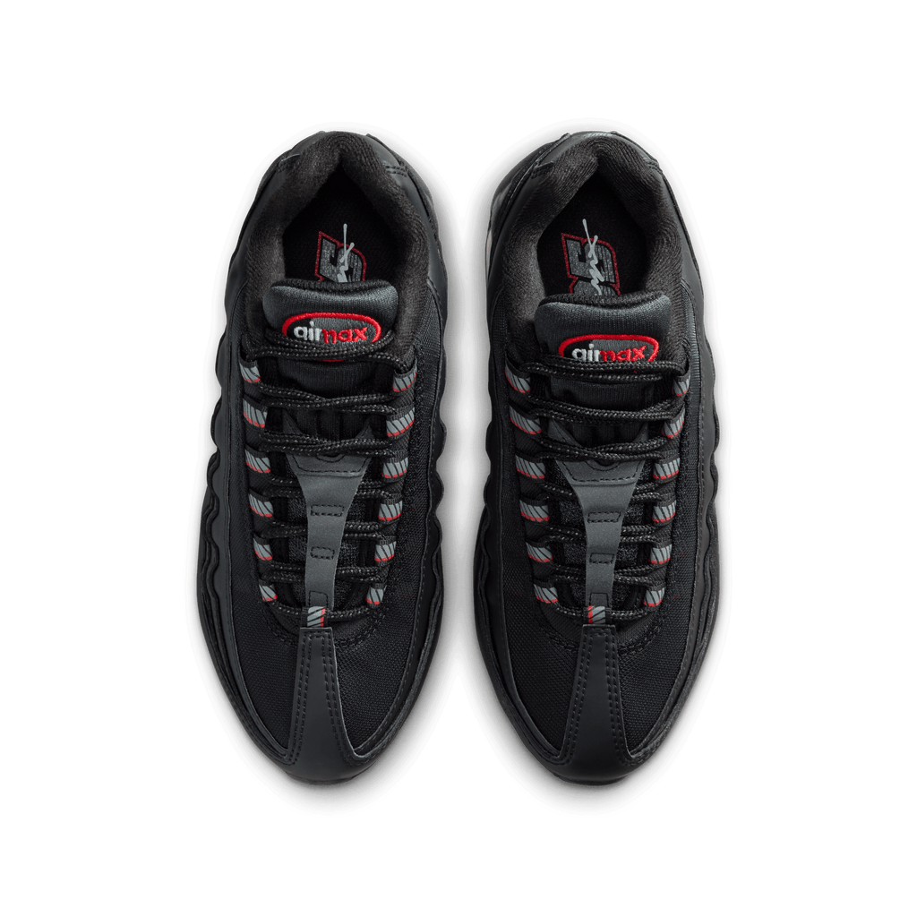 Big Kids' Nike Air Max 95 "Racing Pack - Black University Red"