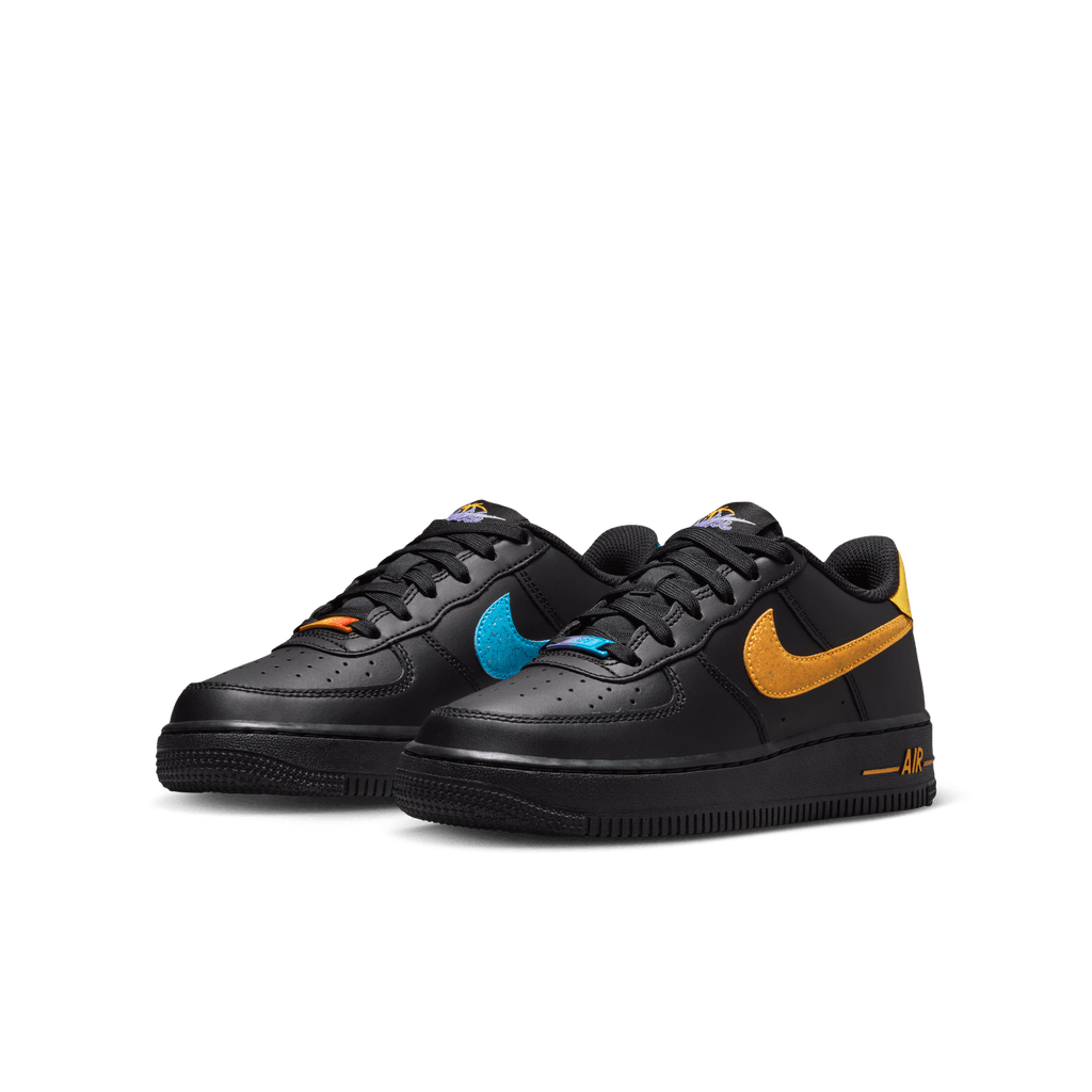 Big Kids' Nike Air Force 1 "Black Multi-Color"