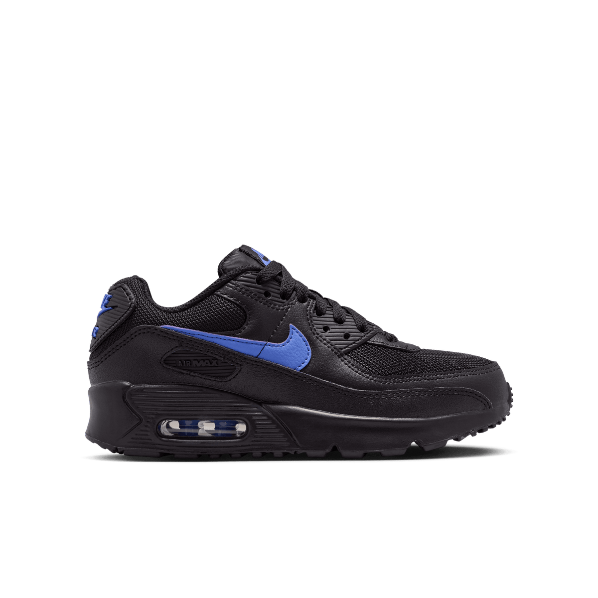 Big Kids' Nike Air Max 90 "Black Sapphire" (Unisex)