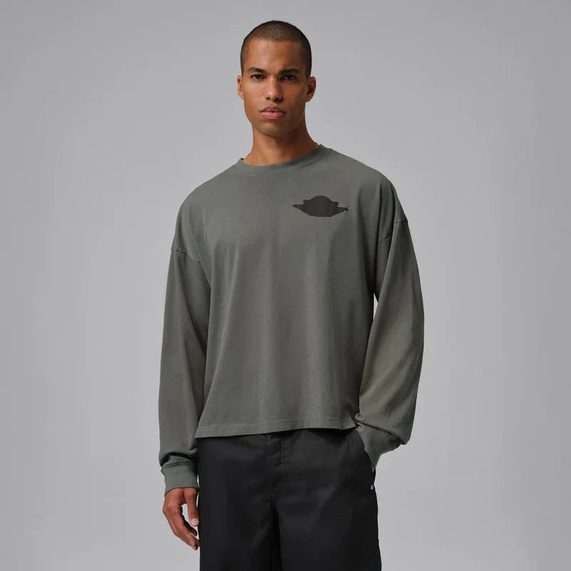 Men's Air Jordan M Wings Long-Sleeve Tee "River Rock"