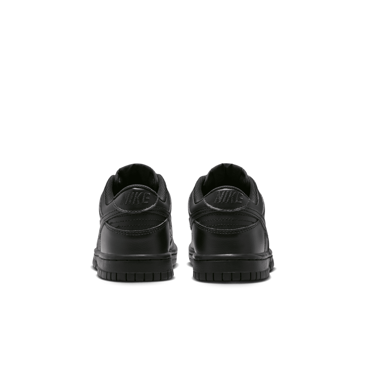 Big Kids' Nike Dunk Low "Triple Black"