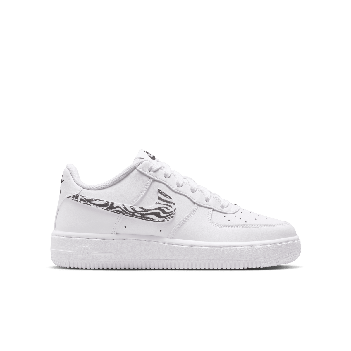 Big Kids' Nike Air Force 1  "Zebra Swoosh"