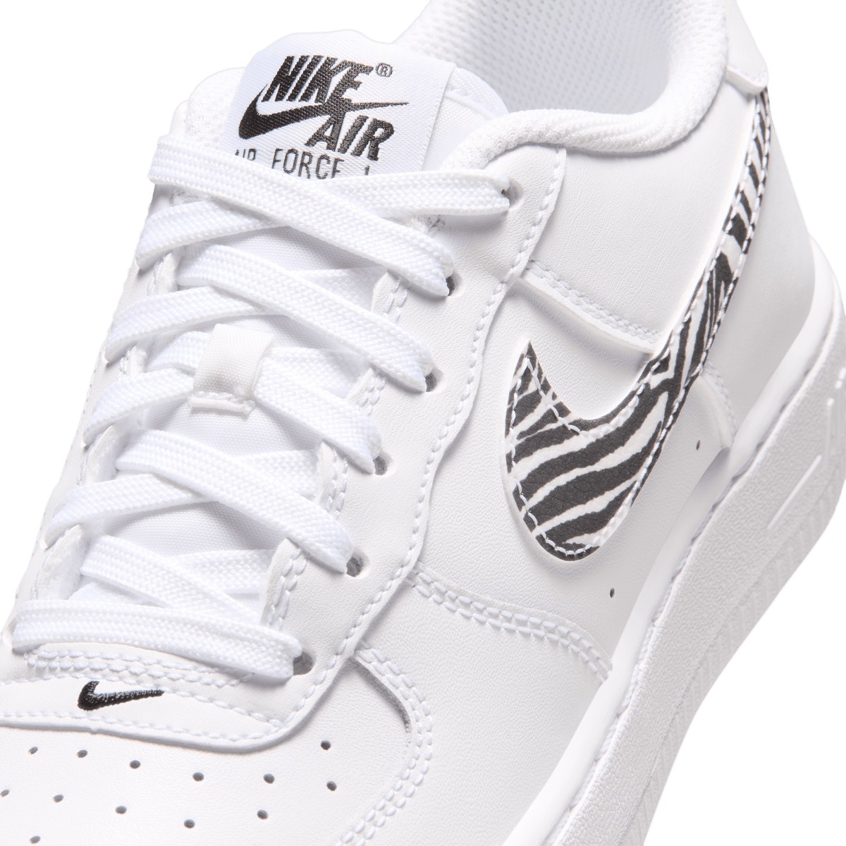 Big Kids' Nike Air Force 1  "Zebra Swoosh"
