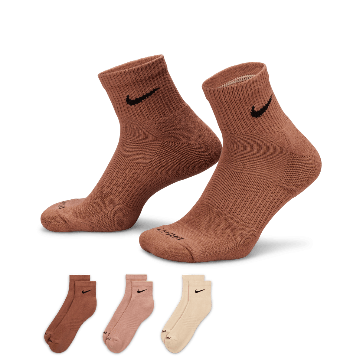 Nike Everyday Plus Cushioned Training Ankle Socks (3 Pairs) "Unisex"