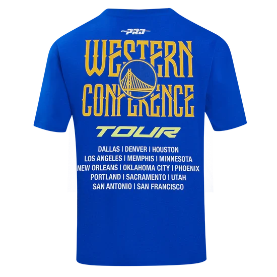 Men’s Pro Standard NBA Golden State Warriors City Tour 2.0 Cotton Jersey Drop Shoulder Tee