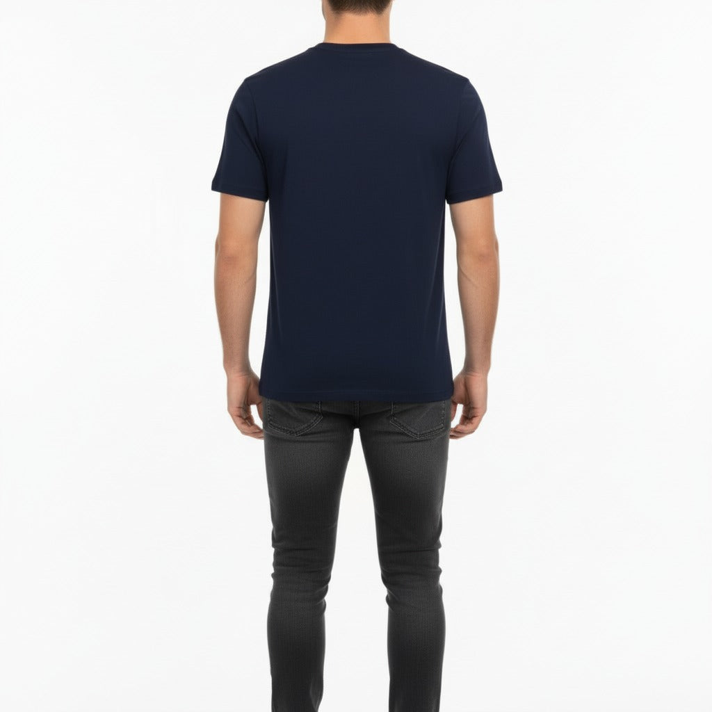 Men's The Closet Inc. Plain T-Shirt (Navy-Wht Logo)