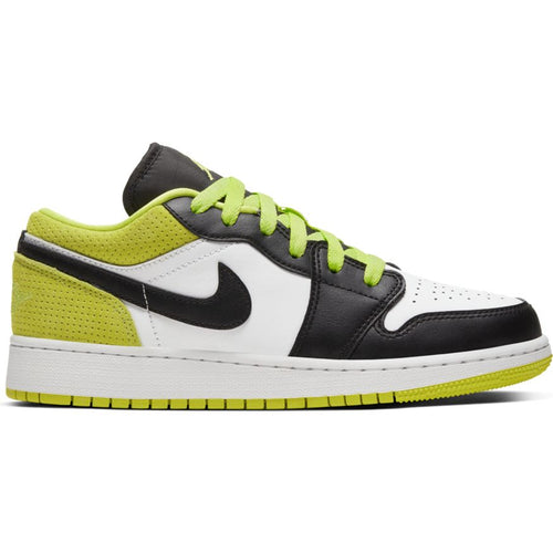Big Kids' Air Jordan 1 Low SE "Black Cyber"
