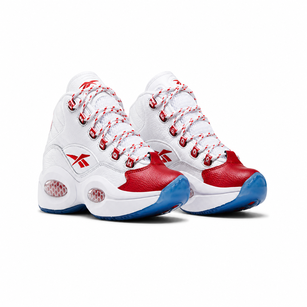 Men's Reebok Question Mid "Red Toe"