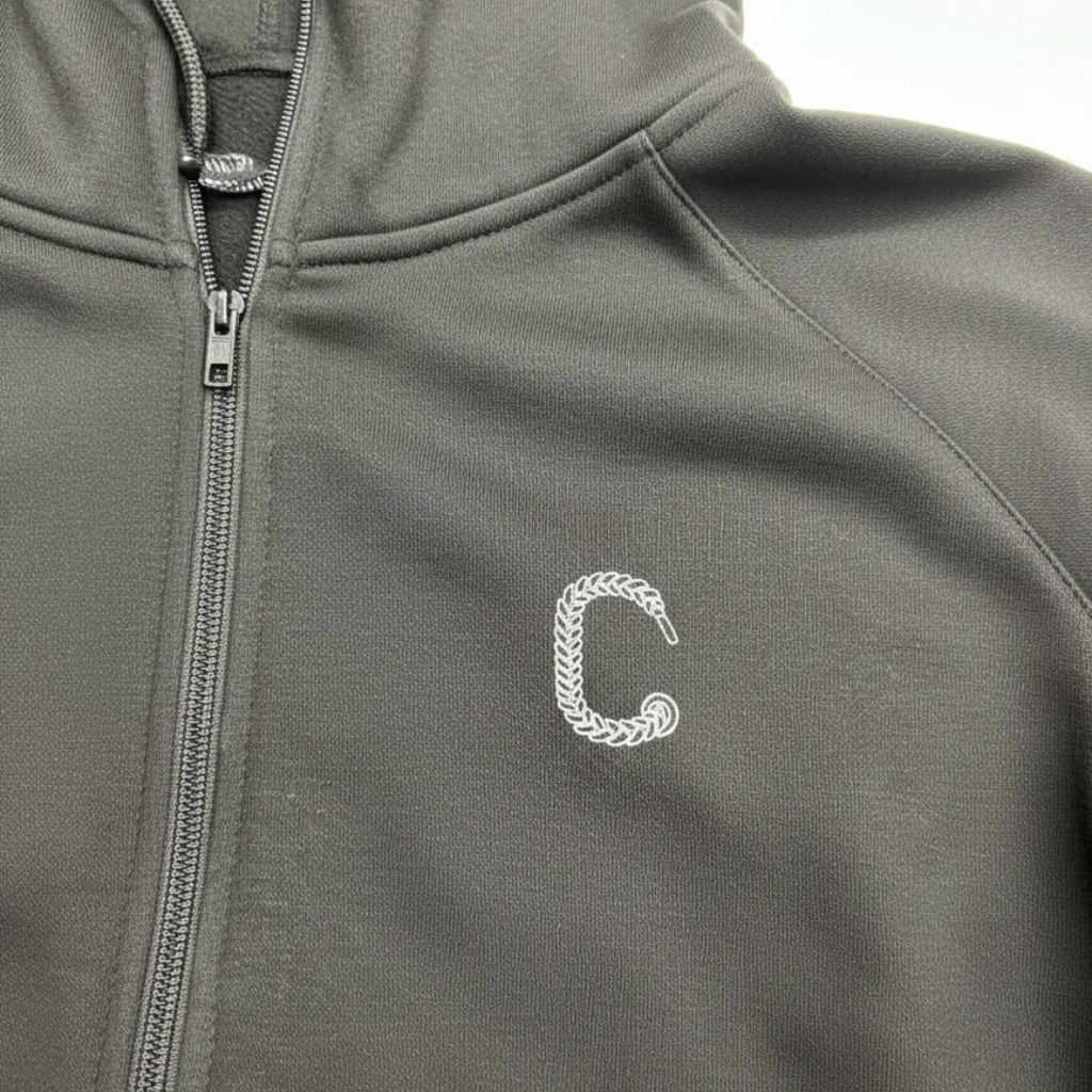 Men's The Closet Inc. Zip Fleece Top (Black)