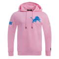 Men's/Women's Pro Standard Detroit Lions Classic Chenille NFL PO Hoodie "Pink"