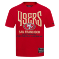 Men's Pro Standard NFL San Francisco 49ers City Tour 2.0 Drop Shoulder Tee