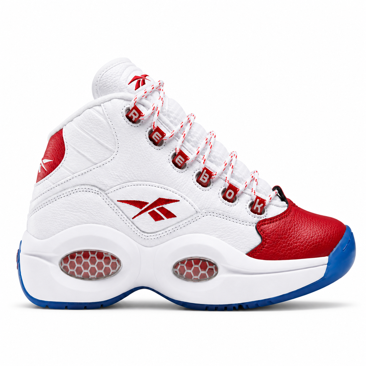 Men's Reebok Question Mid "Red Toe"