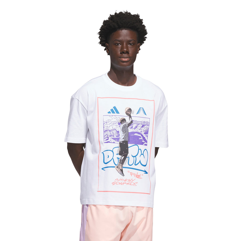 Men's Adidas Anthony Edwards DFTW Anime Tee