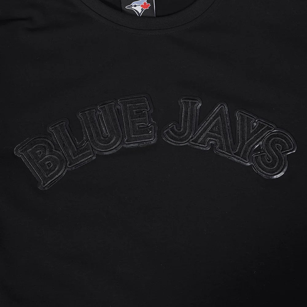 Men's Pro Standard MLB Toronto Blue Jays Triple Black Single Jersey T-Shirt