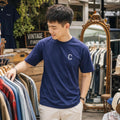 TCI Navy Tee Basic (WHT)