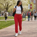 The Closet Inc Womens Fleece Zipper " Red