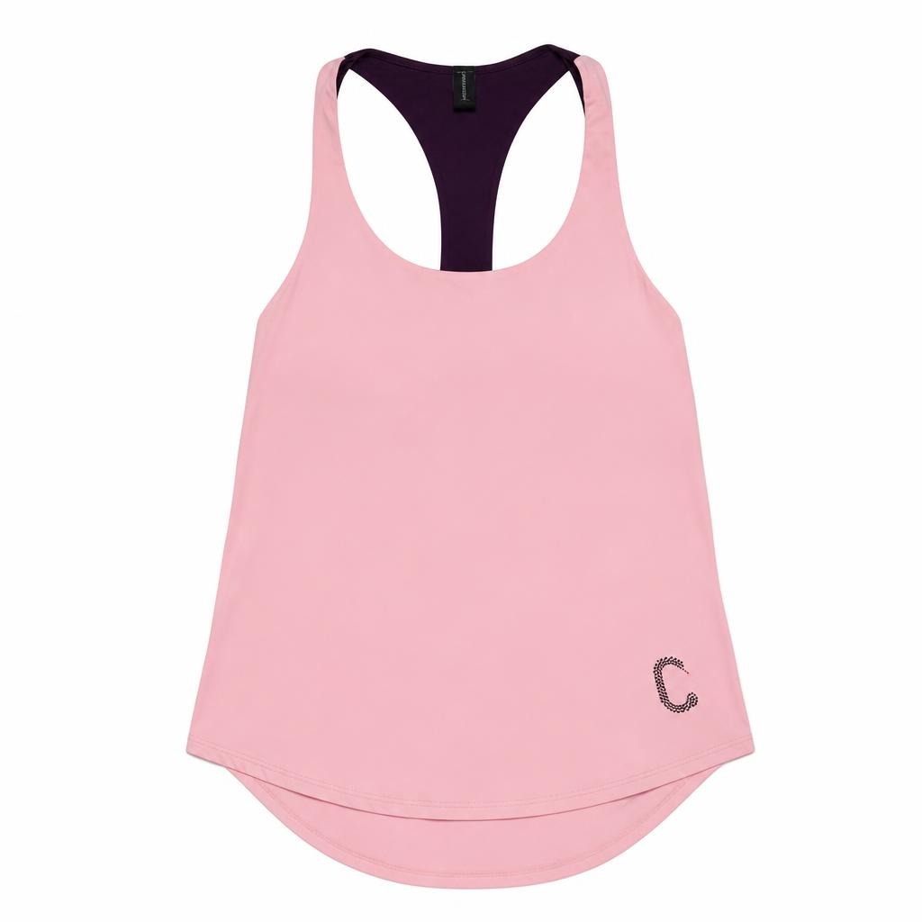 Kendall & Kylie X The Closet Inc Biult In Bra Tank Pink/Purple