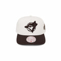 Mitchell And Ness MLB Blue Jays Cream And Brown Snapback